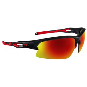AZR Sonnenbrille Huez Noire Mate Rouge Multicouche Präsentation AZR Sonnenbrille Huez Noire Mate Rouge Multicouche Präsentation