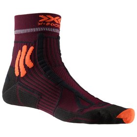 X-Socks Chaussettes Run Performance Noir/Gris/Orange