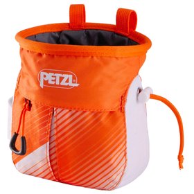 Petzl Chalkbag Sakapoche Orange White Präsentation Petzl Chalkbag Sakapoche Orange White Präsentation