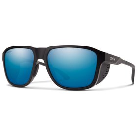 Smith Sonnenbrille Embark Matte Black Chromapop Polarized Blue Mirror Präsentation Smith Sonnenbrille Embark Matte Black Chromapop Polarized Blue Mirror Präsentation