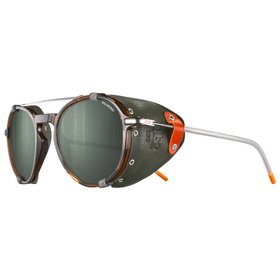 Julbo Zonnebrillen Legacy Translucide Brillant Marron Kaki Orange Spectron 3 Polarized Voorstelling Julbo Zonnebrillen Legacy Translucide Brillant Marron Kaki Orange Spectron 3 Polarized Voorstelling