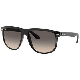 Ray Ban RB4147 Boyfriend Polished Black Grey  Ray Ban RB4147 Boyfriend Polished Black Grey