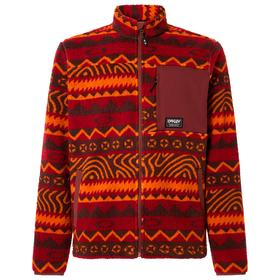 Oakley Fleece Mountain Fire Sherpa Grenache Norway Pattern Voorstelling Oakley Fleece Mountain Fire Sherpa Grenache Norway Pattern Voorstelling