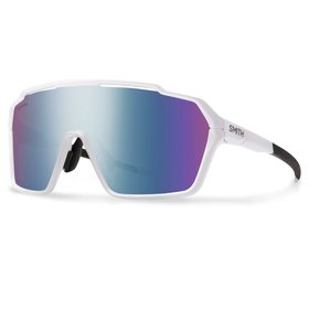 Smith Sunglasses Shift XL Mag White Chromapop Violet Mirror Overview Smith Sunglasses Shift XL Mag White Chromapop Violet Mirror Overview