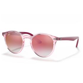 Ray Ban Occhiali da sole RB9064S Kids Polished Pink Translucide Red Gradient Incolore Presentazione Ray Ban Occhiali da sole RB9064S Kids Polished Pink Translucide Red Gradient Incolore Presentazione