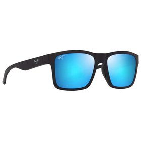 Maui Jim Occhiali da sole The Flats Noir Mat Bleu Blue Hawaii Minéral Superthin Presentazione Maui Jim Occhiali da sole The Flats Noir Mat Bleu Blue Hawaii Minéral Superthin Presentazione