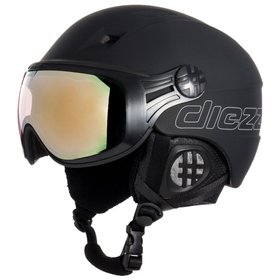 Ski Snowboard Helmet Detachable Snow Mask Anti-Fog Integrated Goggle Shield 