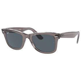 Ray Ban RB2140 Original Wayfarer Classic Polished Grey Transparent Blue  Ray Ban RB2140 Original Wayfarer Classic Polished Grey Transparent Blue