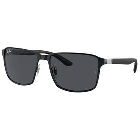 Ray Ban Zonnebrillen RB3721 Polished Black Dark Grey Voorstelling Ray Ban Zonnebrillen RB3721 Polished Black Dark Grey Voorstelling