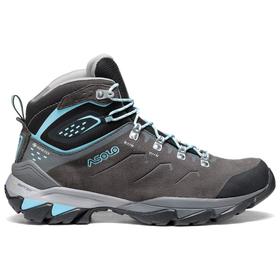 Asolo Wanderschuhe Acadia Mid Lth Gore-Tex Women Graphite Sky Blue Präsentation Asolo Wanderschuhe Acadia Mid Lth Gore-Tex Women Graphite Sky Blue Präsentation