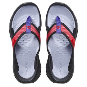 Salomon Erholungssandalen Reelax Break 6.0 W Cosmic Sky Black Flame Scarlet Präsentation Salomon Erholungssandalen Reelax Break 6.0 W Cosmic Sky Black Flame Scarlet Präsentation