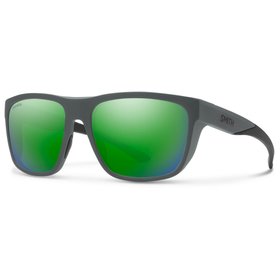 Smith Sunglasses Barra Matte Cement Chromapop Polarized Green Mirror Overview Smith Sunglasses Barra Matte Cement Chromapop Polarized Green Mirror Overview