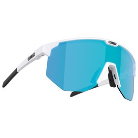 Bliz Zonnebrillen Hero Small Matte White Brown Blue Mirror Voorstelling Bliz Zonnebrillen Hero Small Matte White Brown Blue Mirror Voorstelling