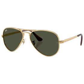 Ray Ban Sonnenbrille RB3925 Aviator Max Polished Gold Green G-15 Präsentation Ray Ban Sonnenbrille RB3925 Aviator Max Polished Gold Green G-15 Präsentation