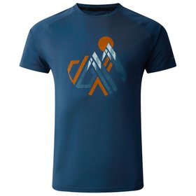 Wandelshirt Heren Lange Mouw Wandelen T-shirt Voor Heren: Alpen