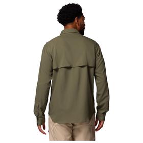 Chemise effet stretch manches longues gris homme | La Halle