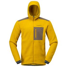 Norrona Polar Trollveggen Warm 3 Zip Hood M's Golden Palm Presentación Norrona Polar Trollveggen Warm 3 Zip Hood M's Golden Palm Presentación