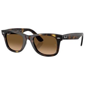 Ray Ban Occhiali da sole RB4340 Wayfarer Ease Polished Havana Gradient Brown Polar Presentazione Ray Ban Occhiali da sole RB4340 Wayfarer Ease Polished Havana Gradient Brown Polar Presentazione