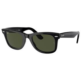 Ray Ban RB2140 Original Wayfarer Classic Polished Black Green G-15  Ray Ban RB2140 Original Wayfarer Classic Polished Black Green G-15