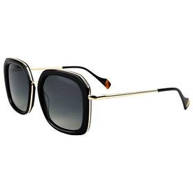 Binocle Eyewear Occhiali da sole Diana Shiny Gold Black Gradient Grey Polarized Presentazione Binocle Eyewear Occhiali da sole Diana Shiny Gold Black Gradient Grey Polarized Presentazione