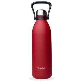 Qwetch Trinkflasche Titan 1.5L Matt Granite Rouge Präsentation Qwetch Trinkflasche Titan 1.5L Matt Granite Rouge Präsentation