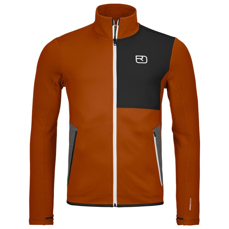 Ortovox Fleece Jacket M Bristle Brown 