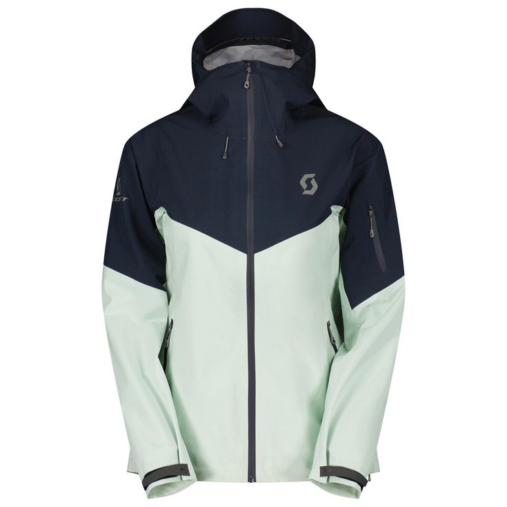 Scott W's Explorair 3L Jacket Fresh Green Dark Blue 