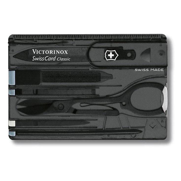 Victorinox Knives Swisscard Translucide Black Overview