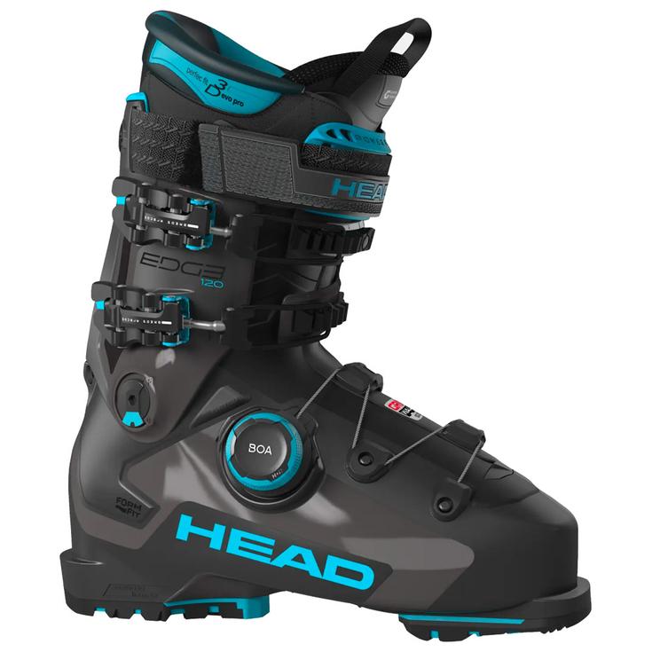 Head Skischuh Edge 120 Hv Gw Boa Anthracite Speedblue Präsentation