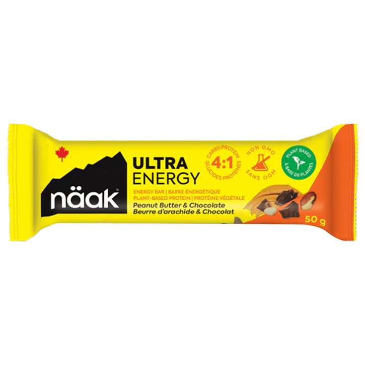 Naak Ultra Energy Bars Beurre D'Arachide & Chocolat 