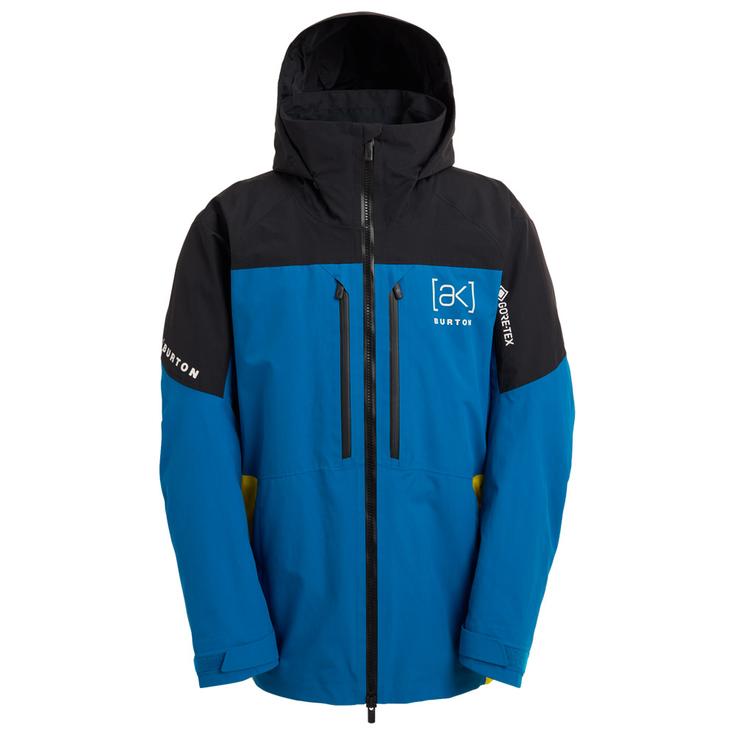 Burton Giubbotto tecnico Ak Swash GTX 2L Jkt True Black Blue Teal Atomic Yellow Presentazione