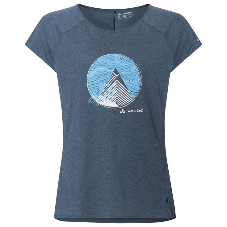 Vaude Wandel T-shirt Women's Tekoa T-Shirt II Dark Sea Dark Sea Voorstelling