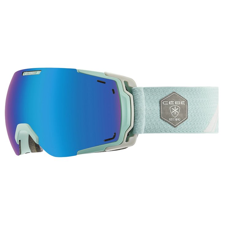 Cebe Maschera Fateful Matt Jade Brown Flash Blue Presentazione