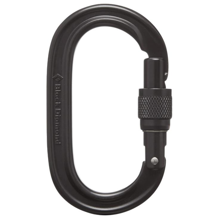 Black Diamond Carabiners Oval Keylock Screwgate Black 2 Overview