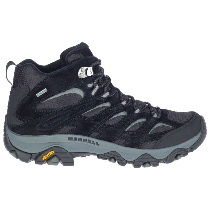 Merrell Chaussures de randonnée Moab 3 Mid Gore-Tex Black Grey Présentation