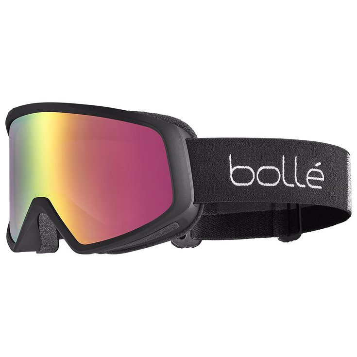 Bollé Skibrille Bedrock Plus Black Matte Rose Gold Präsentation