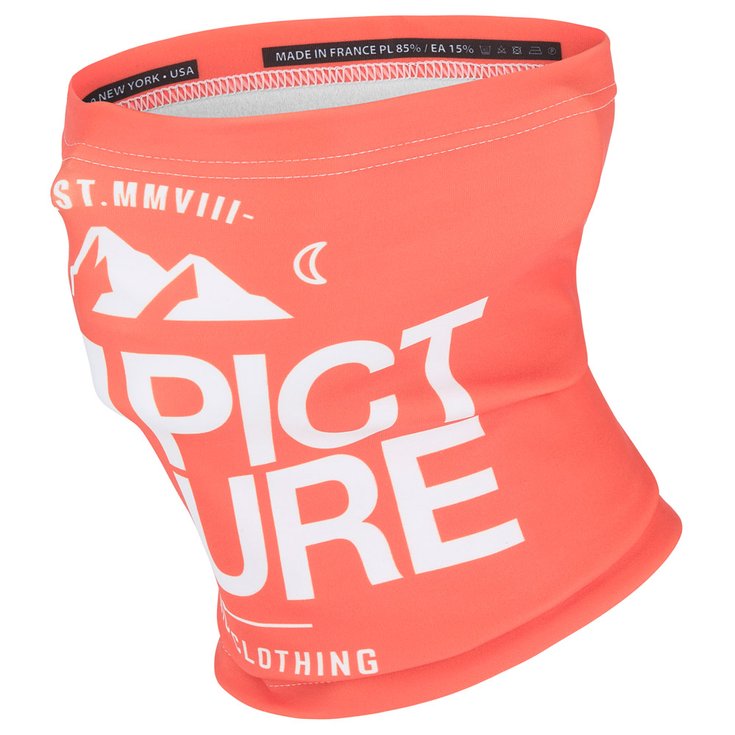 Picture Tour de cou Neckwarmer K Hot Coral Voorstelling