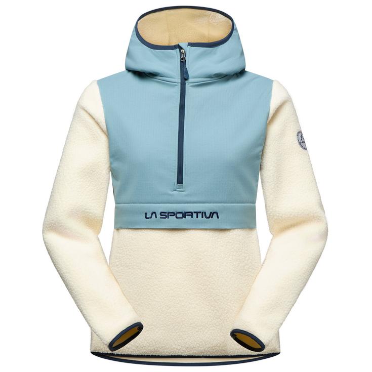 La Sportiva Polaire Guidance Sherpa Hoody W Chalk Limestone Présentation