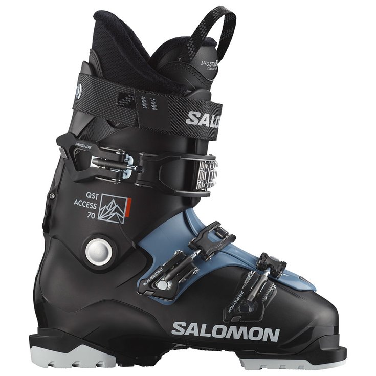 Salomon Chaussures de Ski Qst Access 70 Black Copen blue White Dos