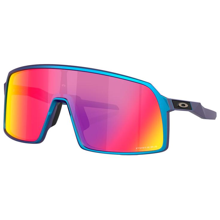 Oakley Zonnebrillen Sutro Matte Cyan Blue Colorshift Prizm Road Voorstelling