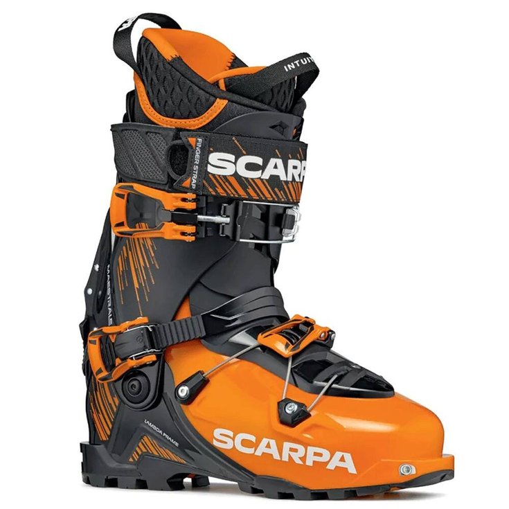 Scarpa Chaussures de Ski Randonnée Maestrale Black Orange Côté