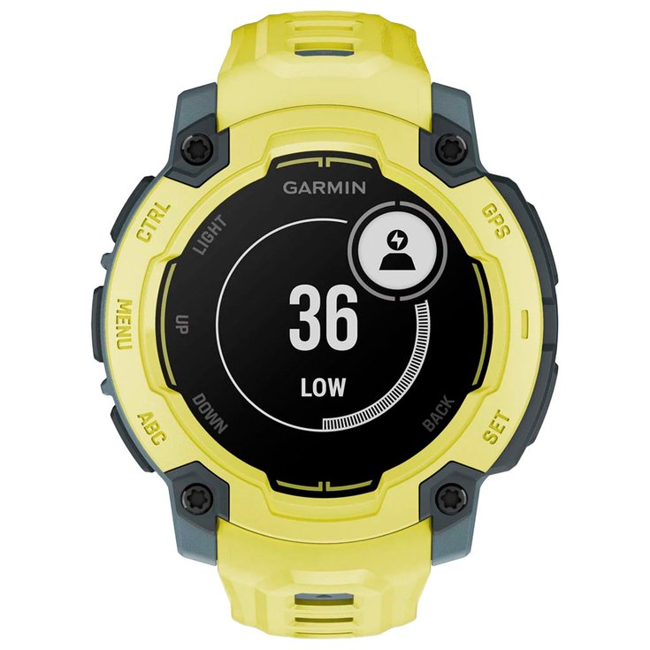 Garmin Horloge GPS Instinct E Citron Vert Avec Bracelet Citron Vert Voorstelling