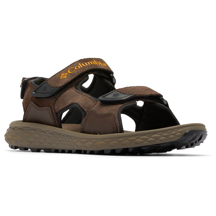 Columbia Sandali da trekking Konos Hiker 3 Strap Cordovan Mud Presentazione