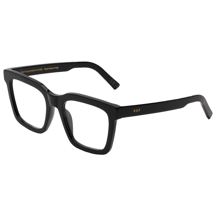 Retro Super Future Sunglasses Aalto Optical Black Clear Overview