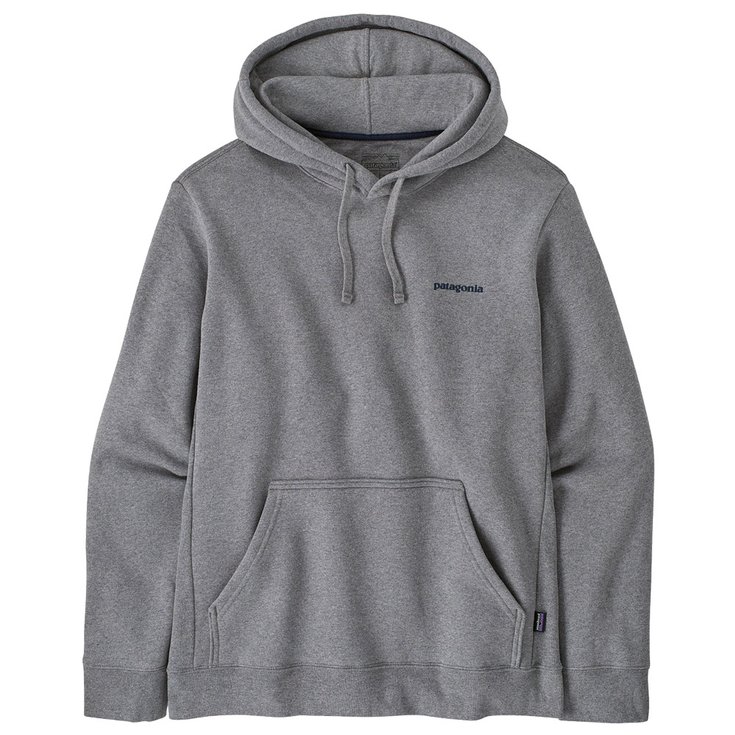 Patagonia Sweaters Boardshort Logo Uprisal Hoody Gravel Heather Voorstelling