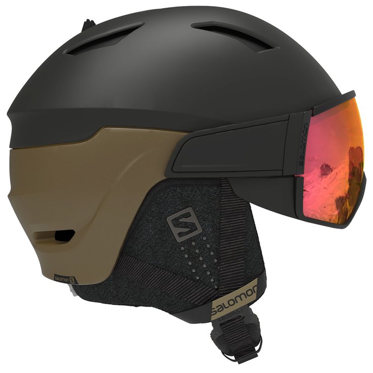 Salomon Visor helmet Driver Black Bronze Sol Black Overview