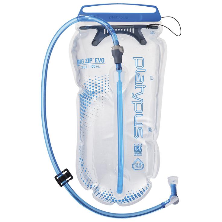 Platypus Sacca d'acqua Big Zip Evo 3.0L Translucide Blue Presentazione