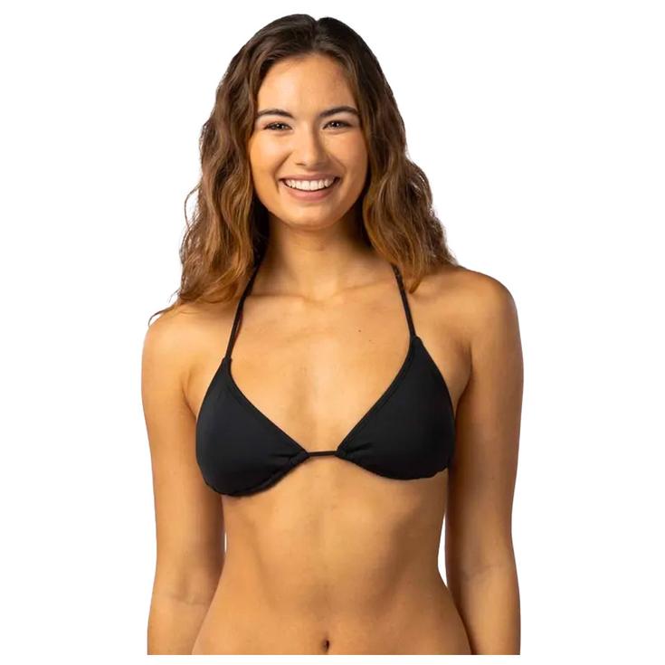 Rip Curl Bañador Classic Surf Sliding Triangle Bikini Top Black Presentación