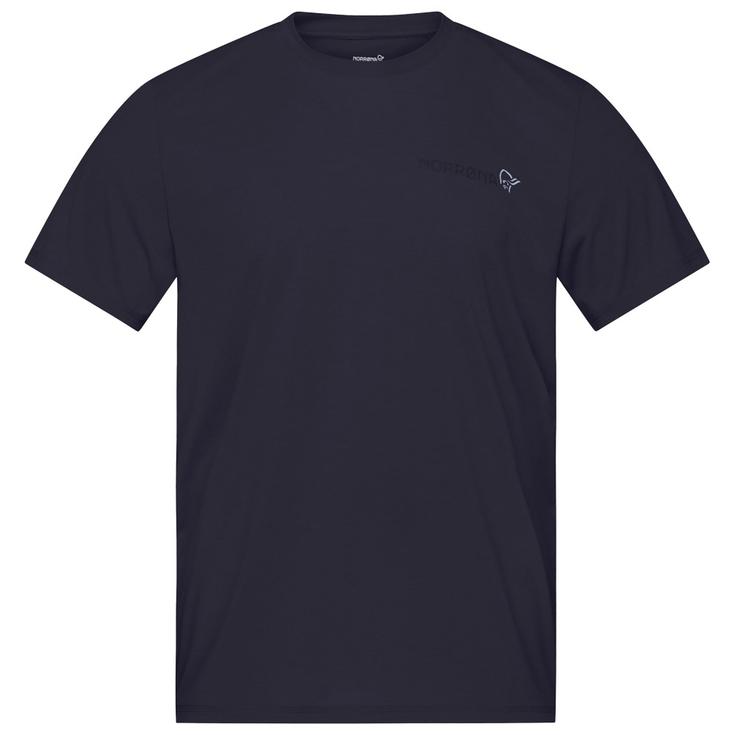 Norrona Tee-shirt de rando Femund Tech Caviar Black Présentation