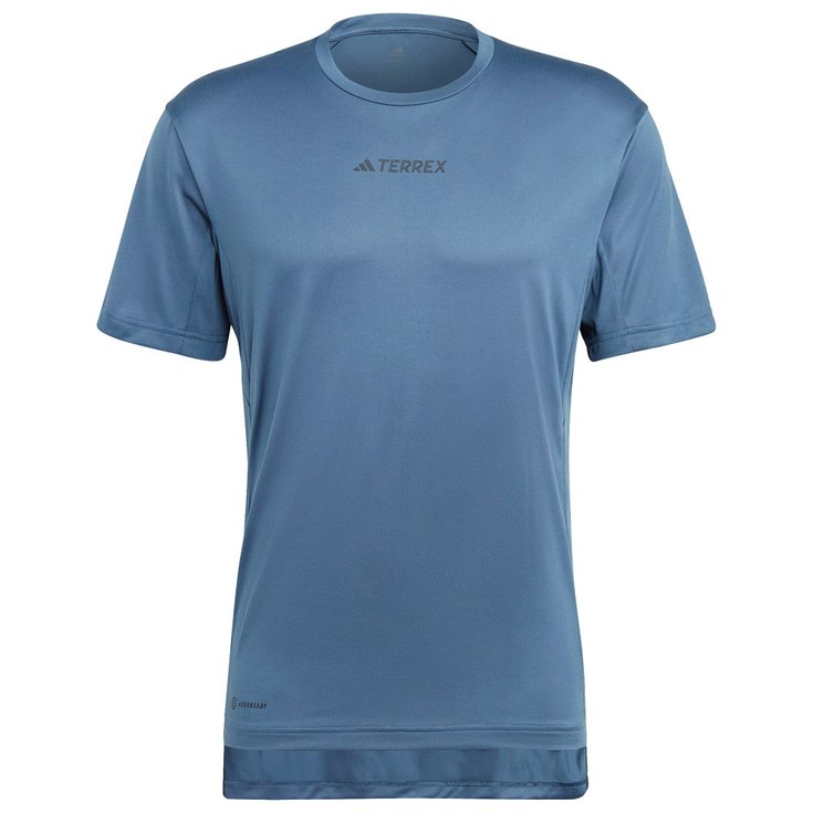 Adidas Camiseta de trekking Mt Tee Wonder Steel Presentación